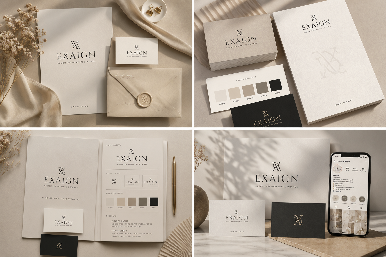 Servicii Branding si Identitate Vizuala Exaign