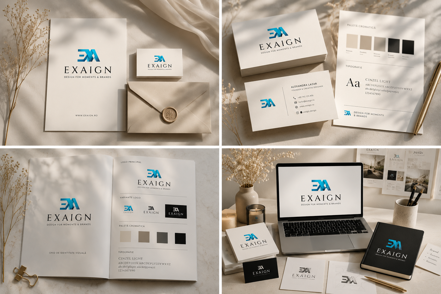 Servicii Branding si Identitate Vizuala Exaign